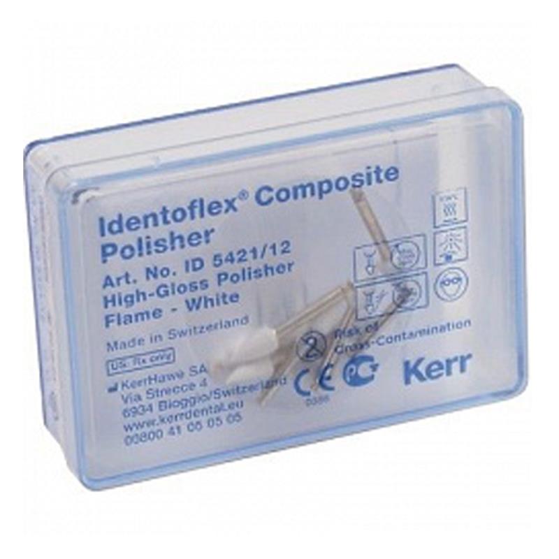 Полиры д/композитов / Identoflex Composite High-Gloss Polishers для зерко блеска пламя белые 12шт ID5421/12 купить