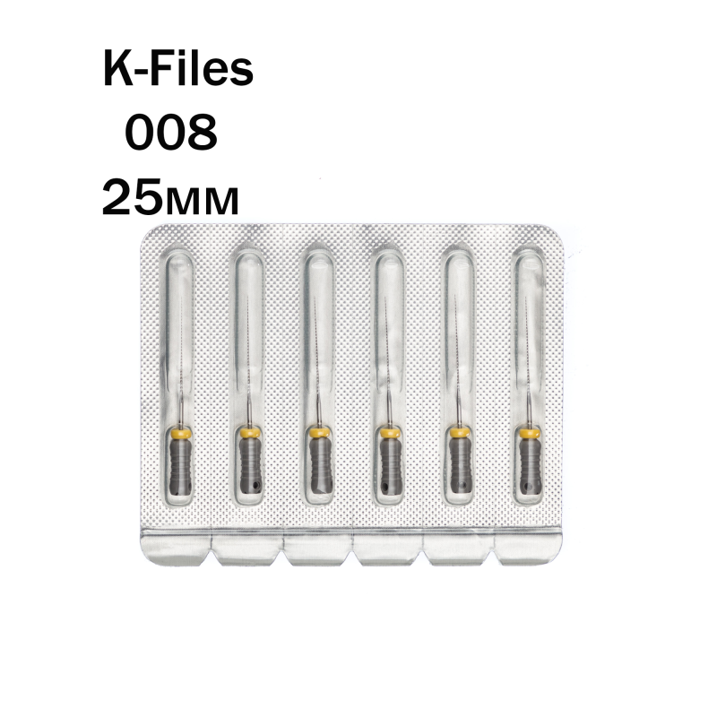 К-файлы / K-Files 008/25мм 6шт Pro-Endo P63025008 купить