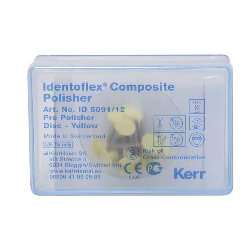 Полиры д/композитов / Identoflex Composite Prepolishers д/предвар полировки диск желтые 12шт ID5091/12 купить