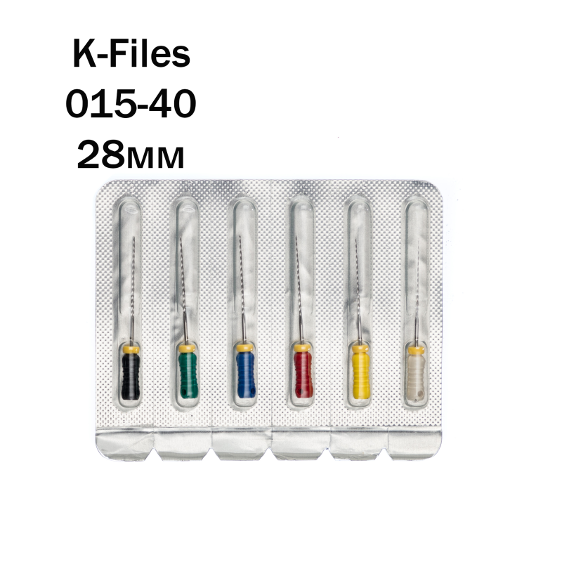 К-файлы / K-Files 015-40/28мм 6шт Pro-Endo P63028230 купить