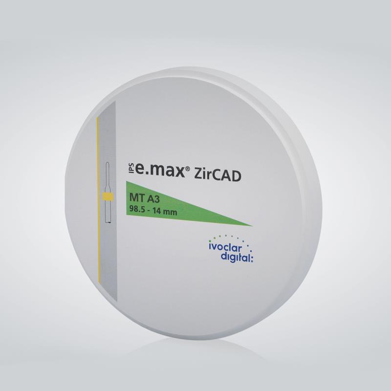 Емакс диски для фрезерования IPS e.max ZirCAD MT A3 98.5-14/1 купить