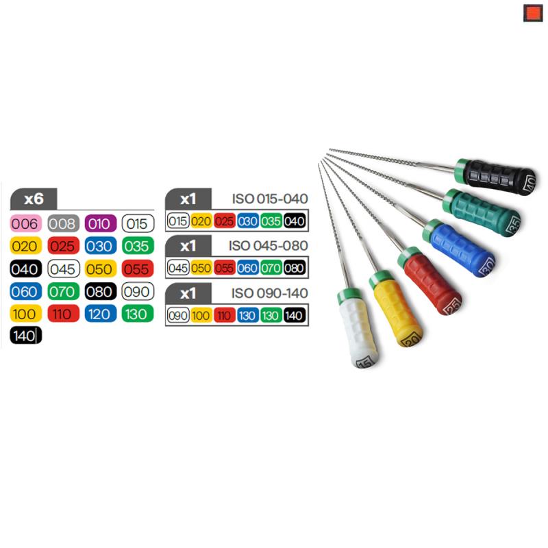 К-файлы / K-Files M-ACCESS 008/21мм 6шт Maillefer A12MA02100812 купить