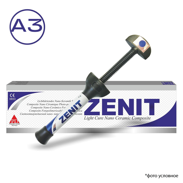 Зенит / Zenit Refill наногибридный с/о композит шприц A3 4гр PRD.100.01.ZN03 купить