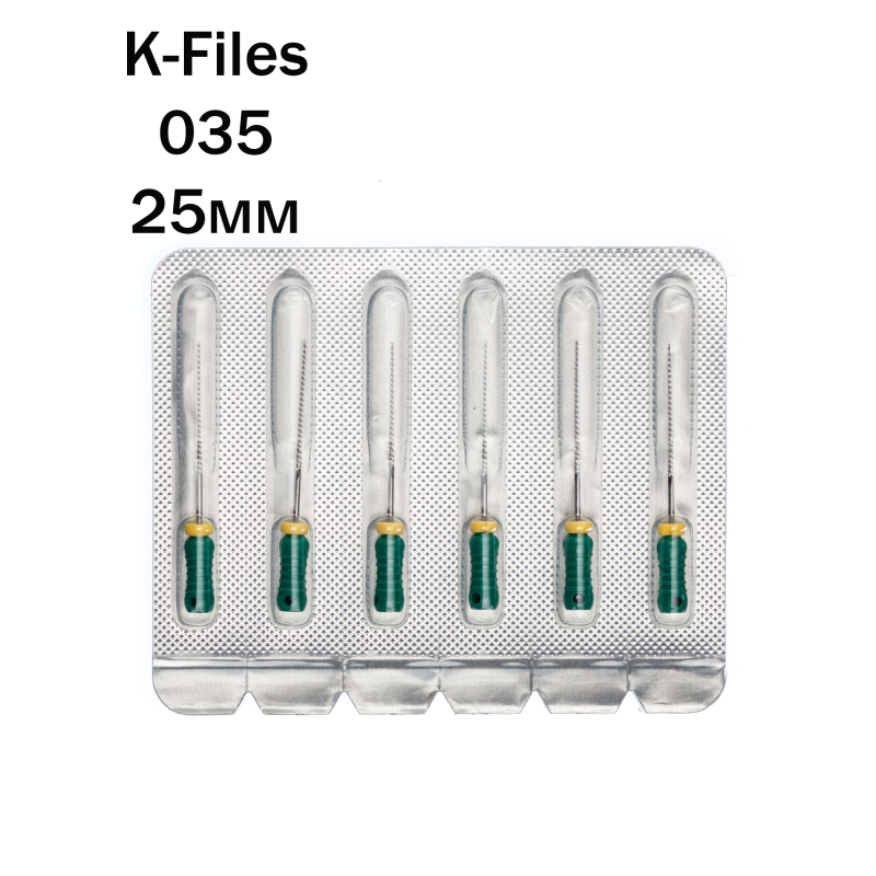 К-файлы / K-Files 035/25мм 6шт Pro-Endo P63025035 купить