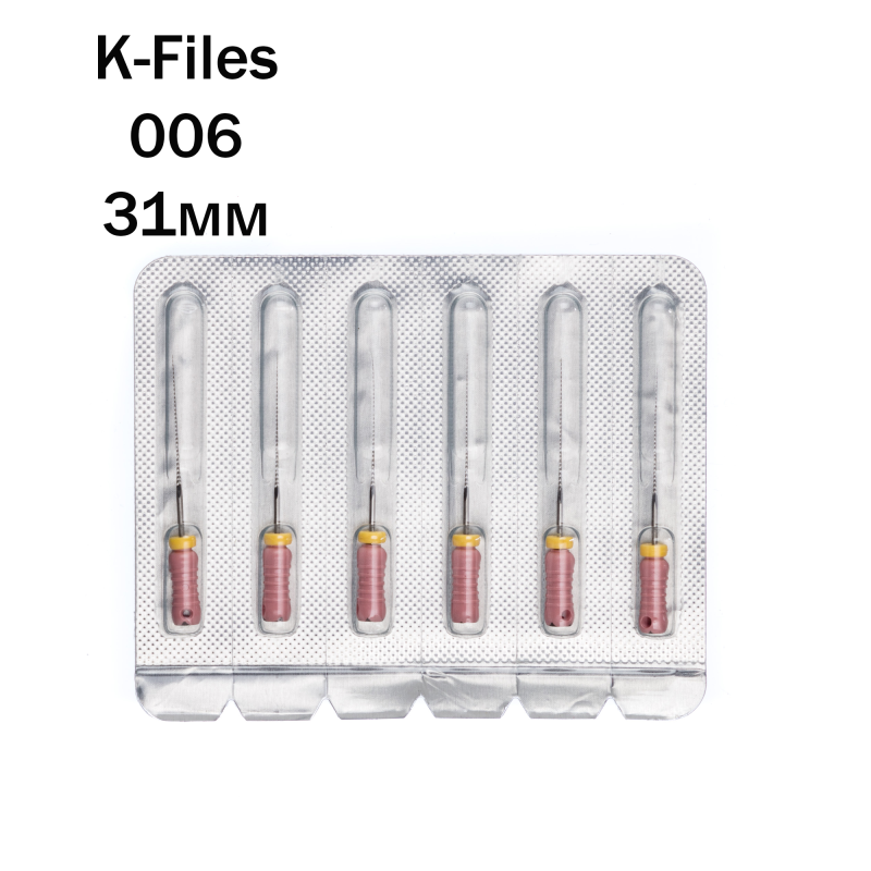 К-файлы / K-Files 006/31мм 6шт Pro-Endo P63031006 купить
